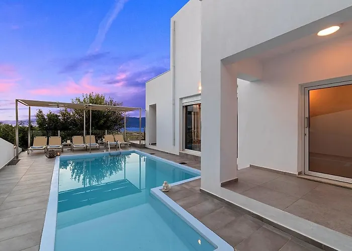 Cretan Sunset Villa Heated Pool